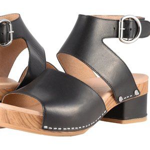 Dansko | Shoes | Euc Dansko Minka Ankle Wrap Clogs Size 38 | Poshmark